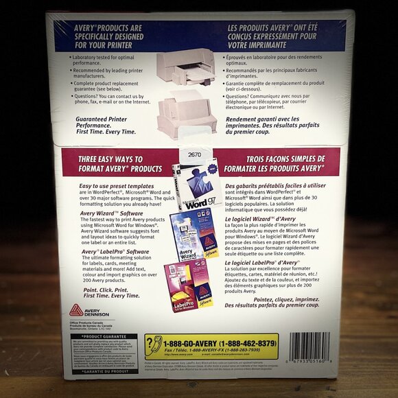 White Address Labels (Qty: 3000) - Picture 2 of 3